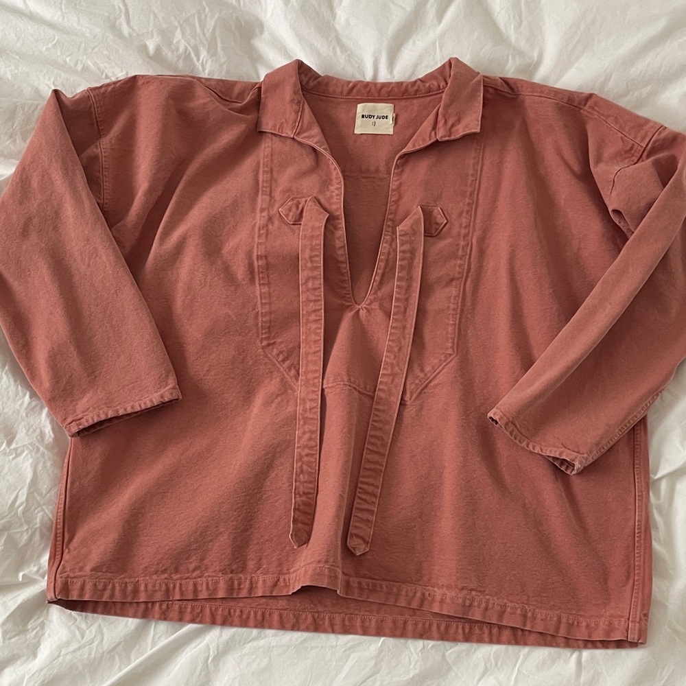 Rudy Jude fisherman smock - terracotta small